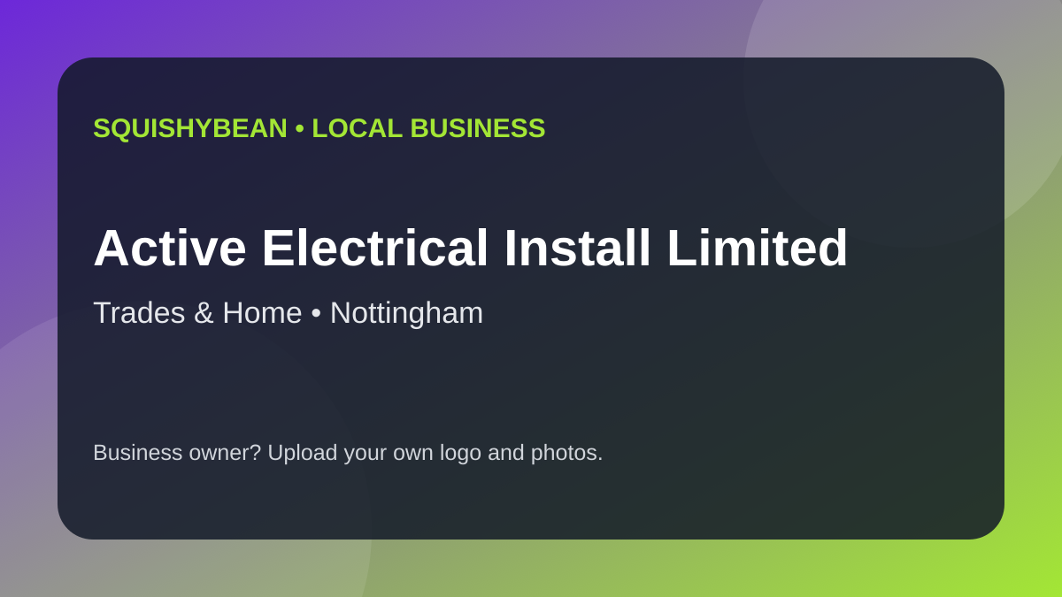 Active Electrical Install Limited