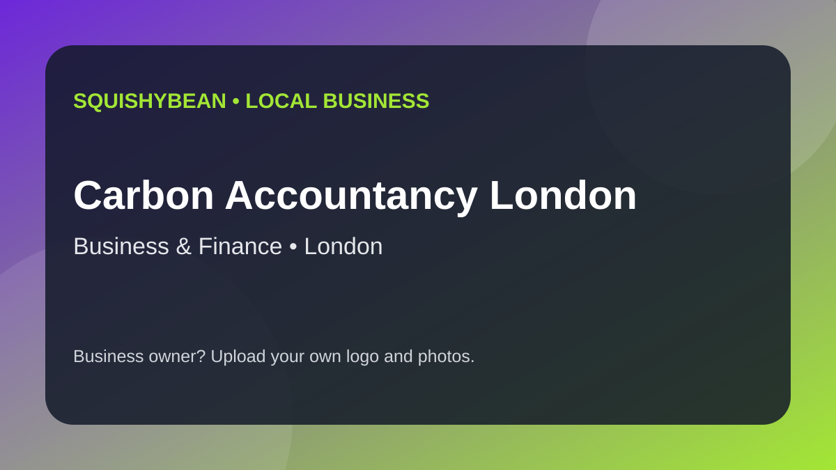 Carbon Accountancy London