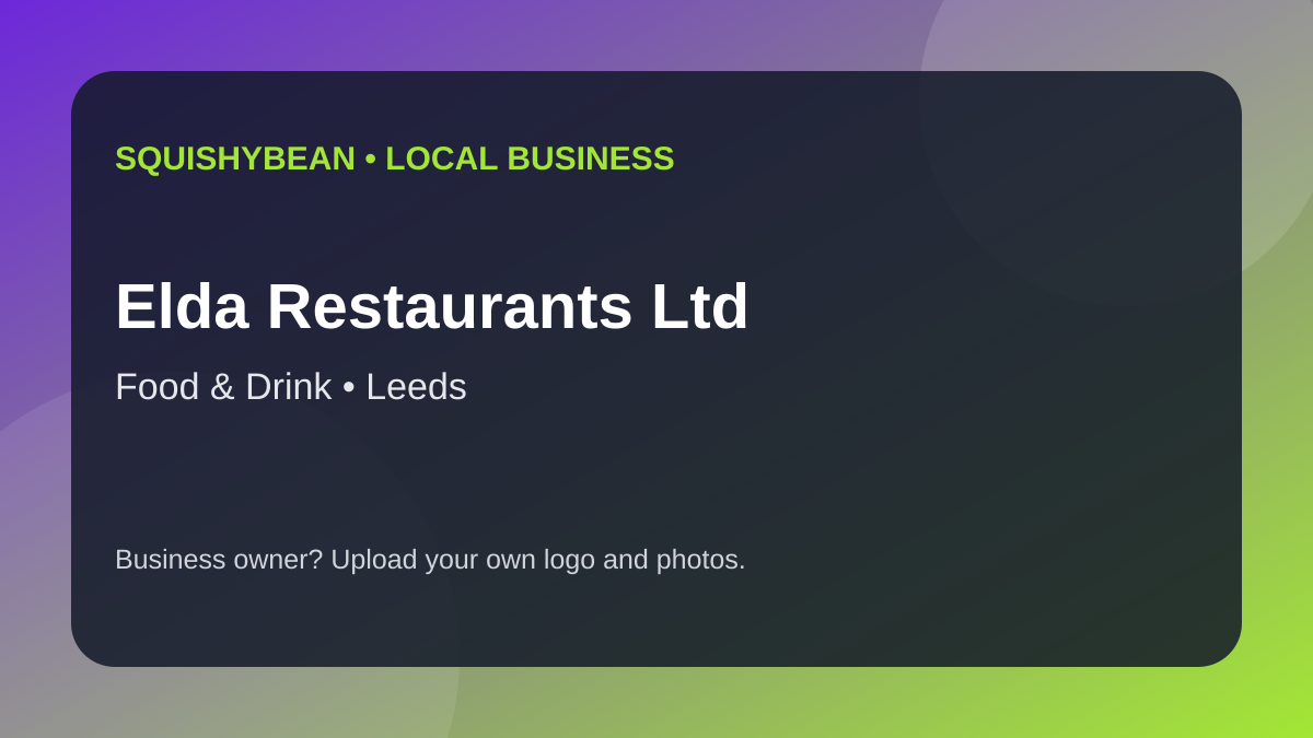 Elda Restaurants Ltd