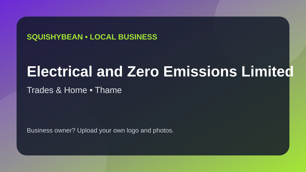 Electrical and Zero Emissions Limited