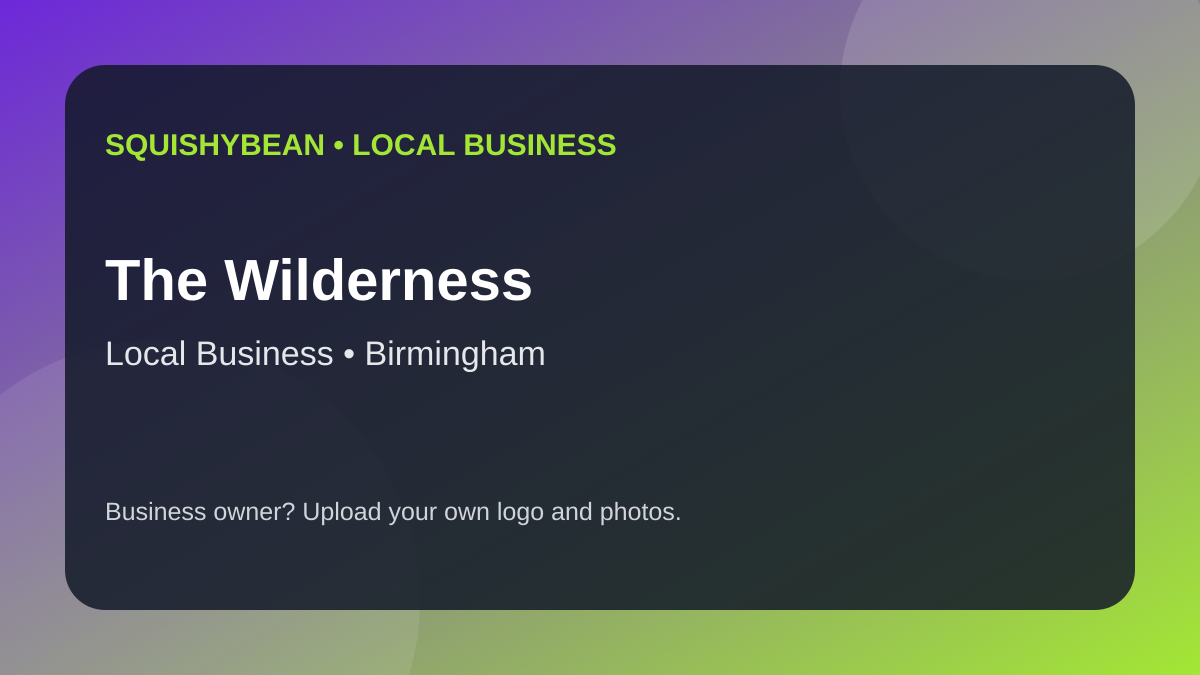The Wilderness cover image