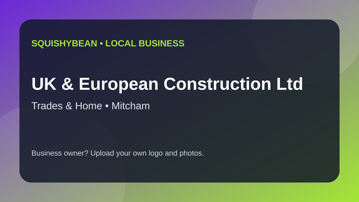 UK & European Construction Ltd